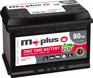 Vapaa-aika akku M+ Energy Eco 80Ah