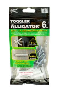 Seinätulppa Alligator 6 mm AF6-20 20 kpl