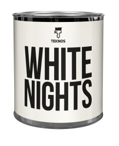 Miniväripurkki Teknos Colour Sample 0,125 l White Nights