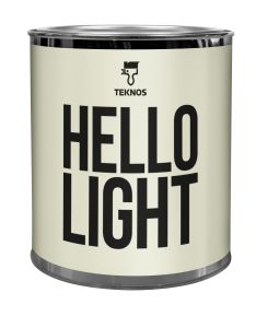 Miniväripurkki Teknos Colour Sample 0,125 l Hello Light