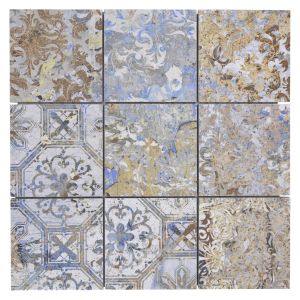 Mosaiikkilaatta CV 95MSC Beige/Ruskea/Sininen 29 x 29 cm