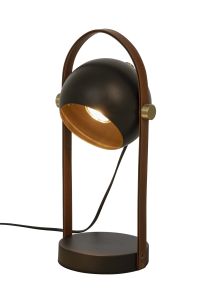 Pöytävalaisin Aneta Bow Musta/Matta messinki 19 × 15 × 38 cm