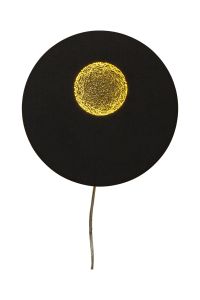 Seinävalaisin Aneta Planet Musta/Kulta 28 × 4,5 × 28 cm