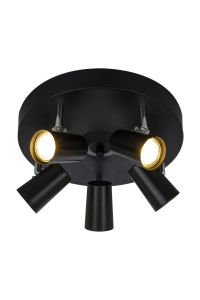 Kattospotti Aneta Pilot Musta/Kromi 30 × 30 × 16 cm