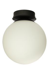 Kylpyhuonevalaisin Aneta Lido Musta/Opaalinvalkoinen 20 × 20 × 22,5 cm