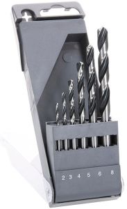Metalliporanteräsarja Craftomat 2-8 mm 6 kpl