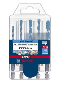 Poranteräsarja Bosch Expert HEX-9 Multiconstruction 4-8 mm 5-os.