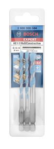 Poranteräsarja Bosch Expert HEX-9 Multiconstruction 5-8 mm 3-os.