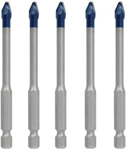 Laattaporanteräsarja Bosch Expert HEX-9 HardCeramic 6 x 90 mm 5 kpl