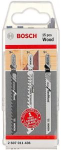 Pistosahanteräsarja Bosch Wood 15-os.