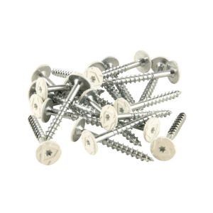 Ruuvi FibroTech valkoinen TX25 5,0 x 45 mm 100 kpl