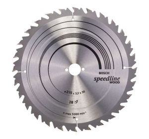 Pyörösahanterä Bosch Speedline Wood 315 x 3,2 x 30 mm T28