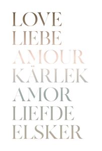 Sisustustaulu Reinders Slimframe Love 20 x 30 cm