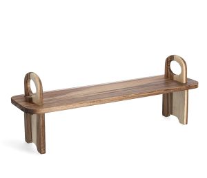 Tarjoilualusta Jaloilla Zeller Acacia 59 x 16 x 22 cm