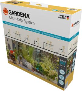 Kastelusarja Gardena Micro-Drip terassille