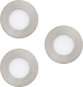 LED-älyspotti Eglo Connect.z Fueva 3 x 2,8W Teräs 3 kpl ⌀8,5 cm