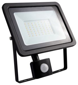 LED-valonheitin Megaman PIR 50 W Musta