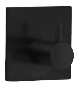 Tarrakiinnitteinen Koukku Beslagsboden BB1105 Mattamusta