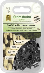 Teräketju Grimsholm Premium Cut 3/8" 1,3 mm 50 l