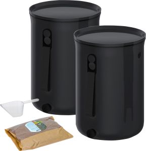 Bokashi Organko 2 Ocean keittiökompostori 9,6 l 2kpl