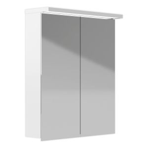 LED-valaisinpeilikaappi Polaria Klara 600 Vasen Valkoinen 70 x 60 x 19 cm