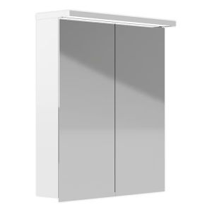 LED-valaisinpeilikaappi Polaria Klara 600 Vasen VVS Valkoinen 70 x 60 x 19 cm