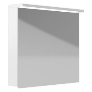 LED-valaisinpeilikaappi Polaria Klara 800 Vasen Valkoinen 70 x 80 x 19 cm