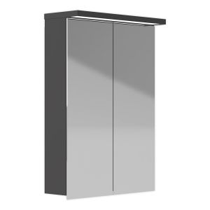 LED-valaisinpeilikaappi Polaria Klara 500 Vasen VVS Harmaa 70 x 50 x 19 cm