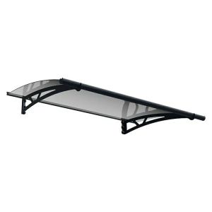 Ovikatos Solid Elements harmaa/kirkas Pavo 1,5 x 0,9 m