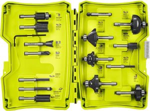 Jyrsinteräsarja Ryobi RAKRBS15 6 mm 15 kpl