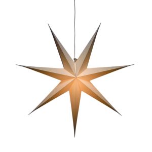 Paperitähti Konstsmide valkoinen Ø 78 cm