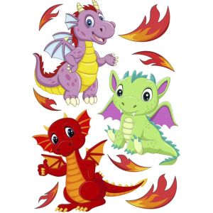 Julistetarra Dragon Kids 48 x 68 cm