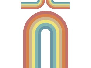 Julistetarra Rainbow 48 x 68 cm