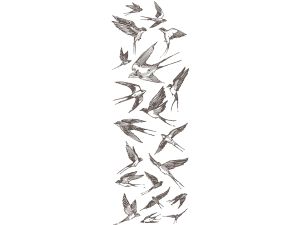 Sisustustarra Swirls 24 x 68 cm