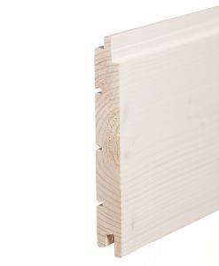 Saunapaneeli AURE STS-3 Harjattu Kuultovalkoinen 18 x 145 x 2370 mm