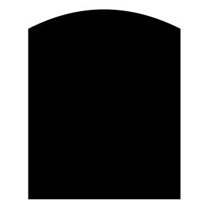 Takaneduspelti Aduro Kaareva Musta 1000 x 800 mm