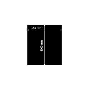 Takaneduspelti Aduro Suorakulmio Musta 850 x 1000 mm