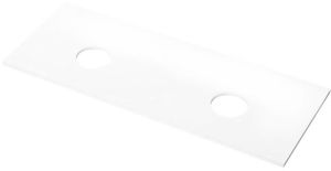 Pesualtaan työtaso Camargue Skärgård V Sogne Kaksoisallas Mattavalkoinen 158 x 46 cm