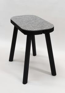 Saunajakkara Pinetta Vintage Musta/Harmaa 48 x 27 x 43 cm