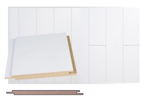 Kattopaneeli Maler SPA E0 MDF STS-5 Valkoinen 12 x 120 x 2400 mm