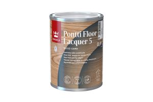 Puulattialakka Tikkurila Pontti Floor Lacquer 5 0,9 l
