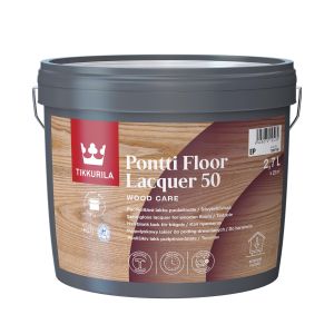 Puulattialakka Tikkurila Pontti Floor Lacquer 50 2,7 l