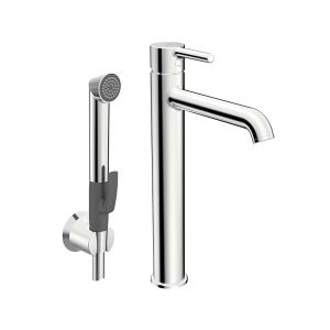 Pesuallashana Oras Optima Style 2602FH Bideellä Kromi