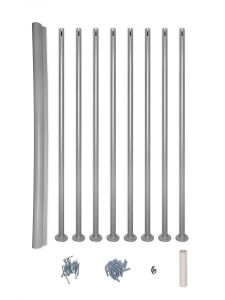 Reunakaide laajennussetti Dolle Atlanta- ja Dallas-portaille Helmenharmaa