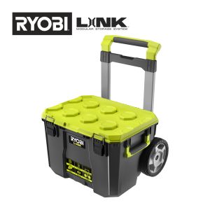 Työkalulaatikko pyörillä ja vetoaisalla Ryobi LINK RSL201