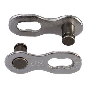 Ketjulukko 2 kpl KMC MissingLink 9R Silver EPT 11/128&quot;