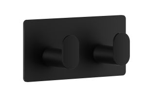 Kaksoiskoukku Beslagsboden Cube BB456 Musta
