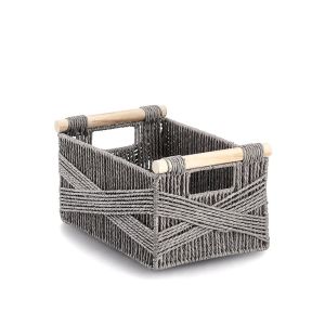 Säilytyskori Zeller Harmaa 33 x 22 x 16 cm