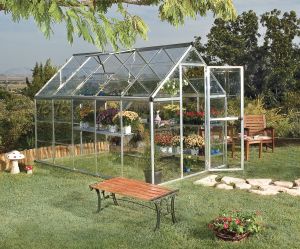 Kasvihuone Palram-Canopia Harmony 5,7 m² hopea