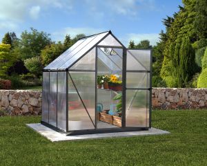 Kasvihuone Palram-Canopia Mythos 3,4 m² harmaa